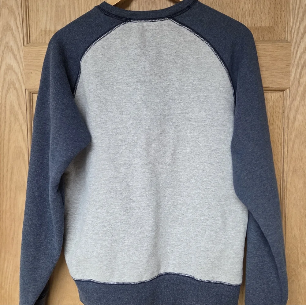 The North Face Men's Two-Tone Gray and Blue Sweatshirt Size Small‎